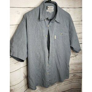 Columbia Authentic Issue Sportswear Short Sleeve Button-Down Shirt – Soft